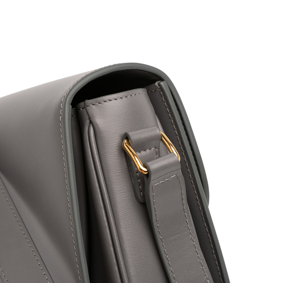 Pre-Loved Celine Classique Shiny Calfskin Triomphe Crossbody - Picture 8 of 11